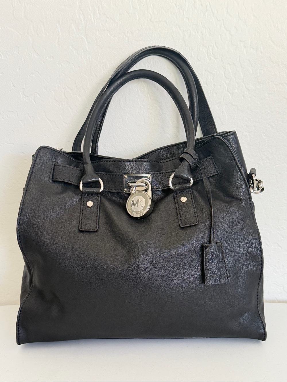 Michael Kors Hamilton Black Satchel
